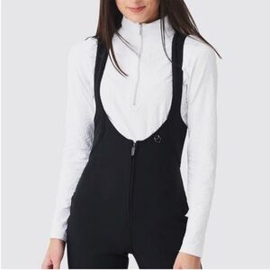 Vintage 90's Wool Blend Obermeyer Ski Pants Overalls Stirrups Bibs 12L